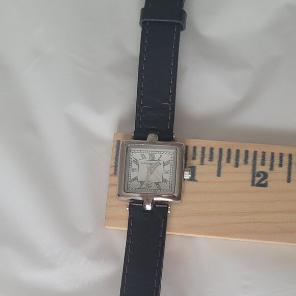 Watch Black & Purple Leather Wrap Band Coldwater Creek Ladies - Picture 12 of 13